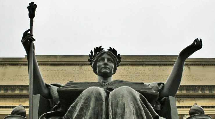 Columbia University statue